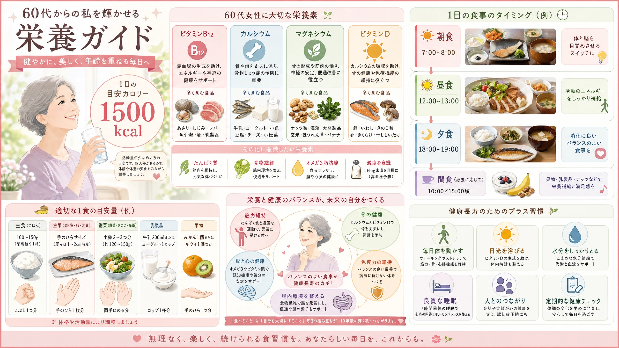 60代女性のための栄養ガイド