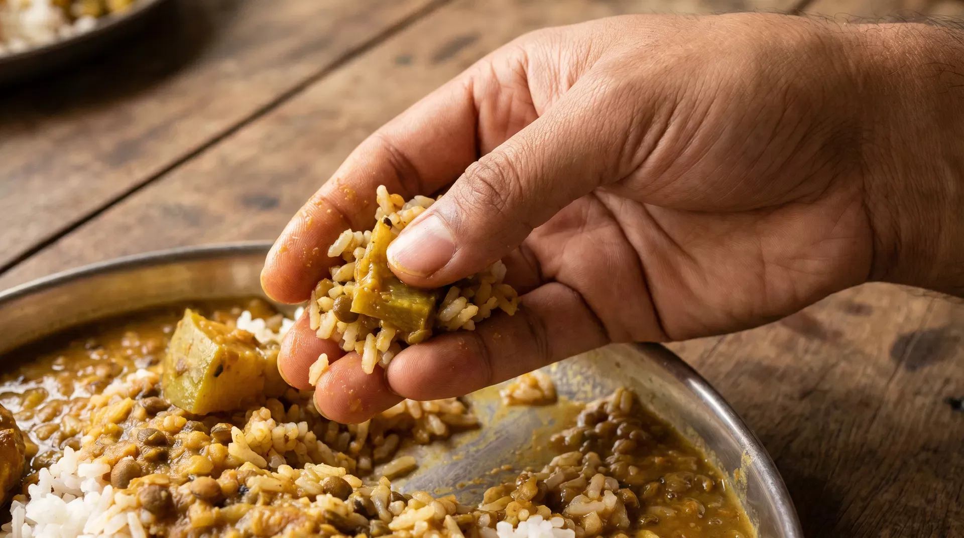 インドの食事マナー：右手食文化の正しい手の使い方