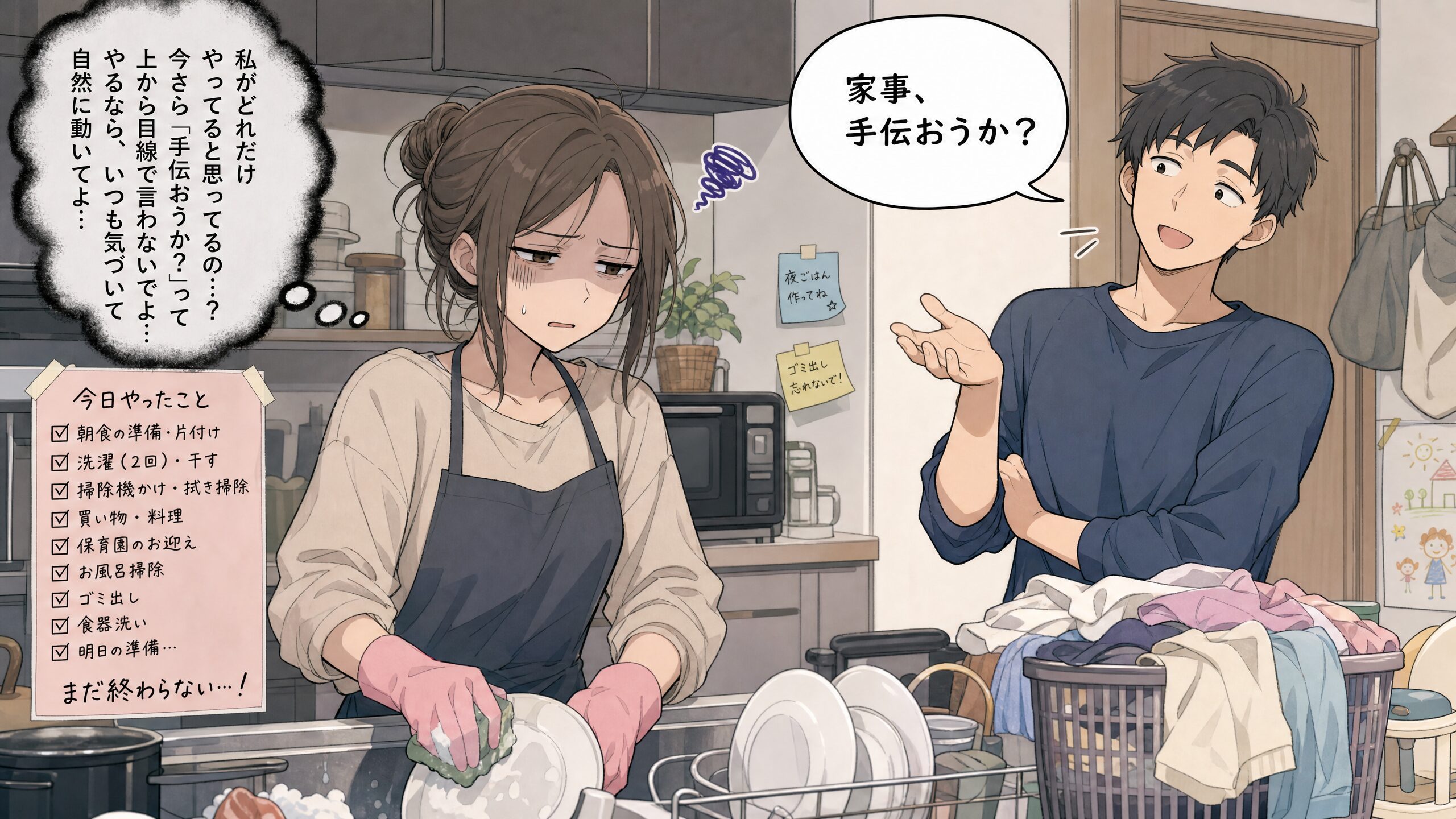 家事・育児に関するNGセリフ