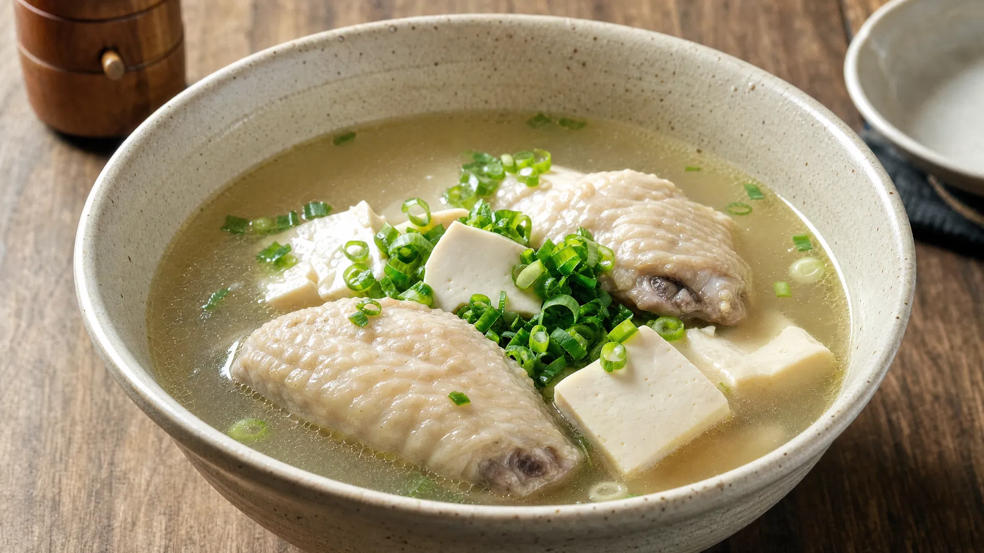 手羽先と豆腐のスープ煮