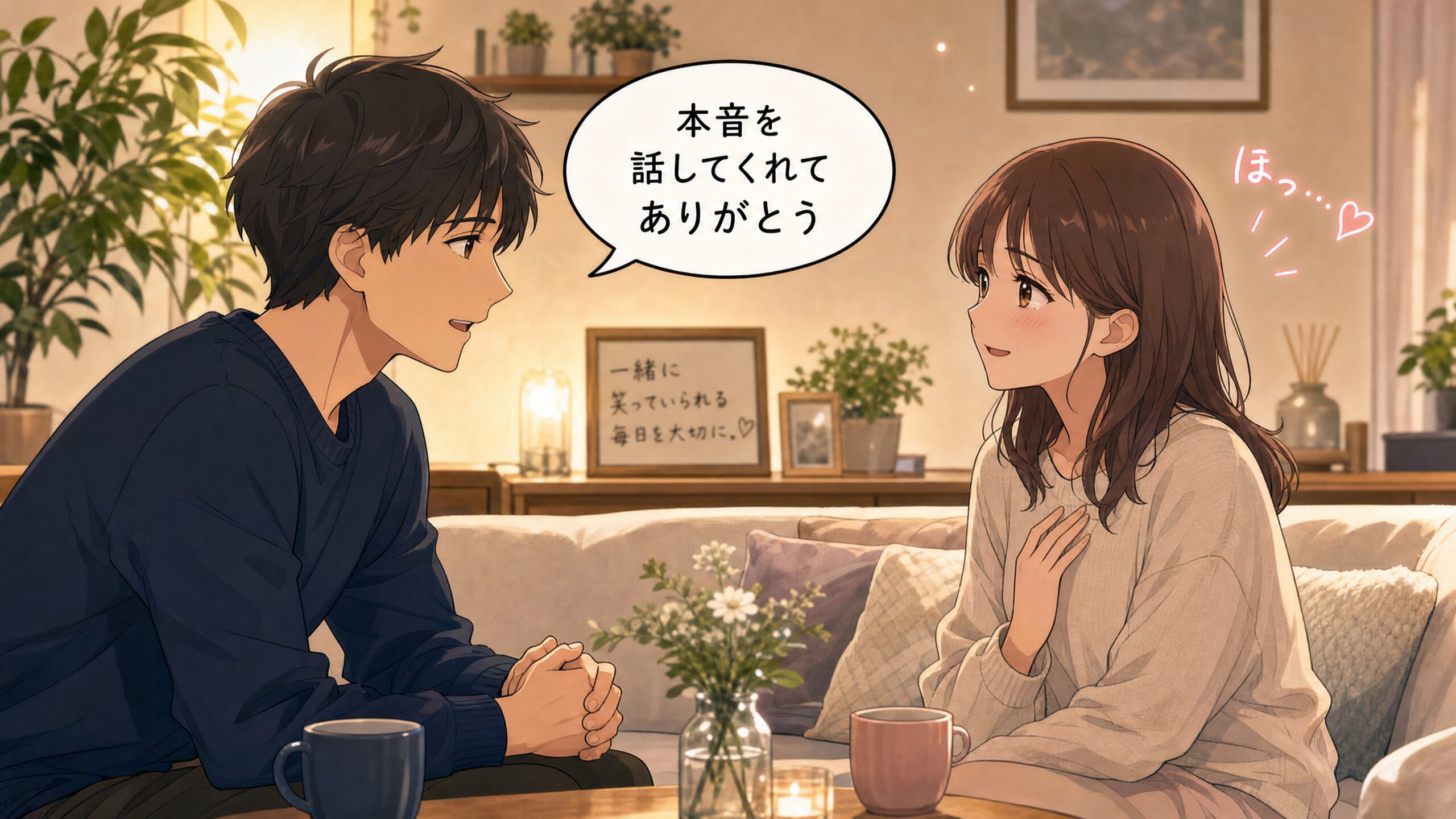 仲直りの後