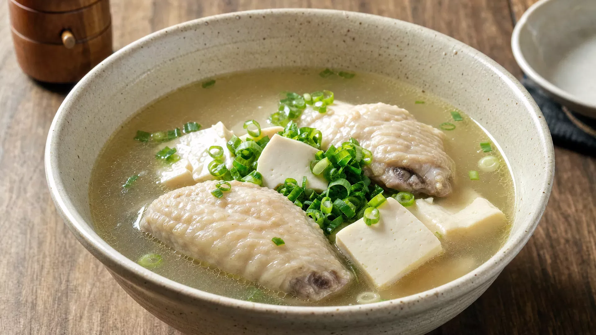 手羽先と豆腐のスープ煮