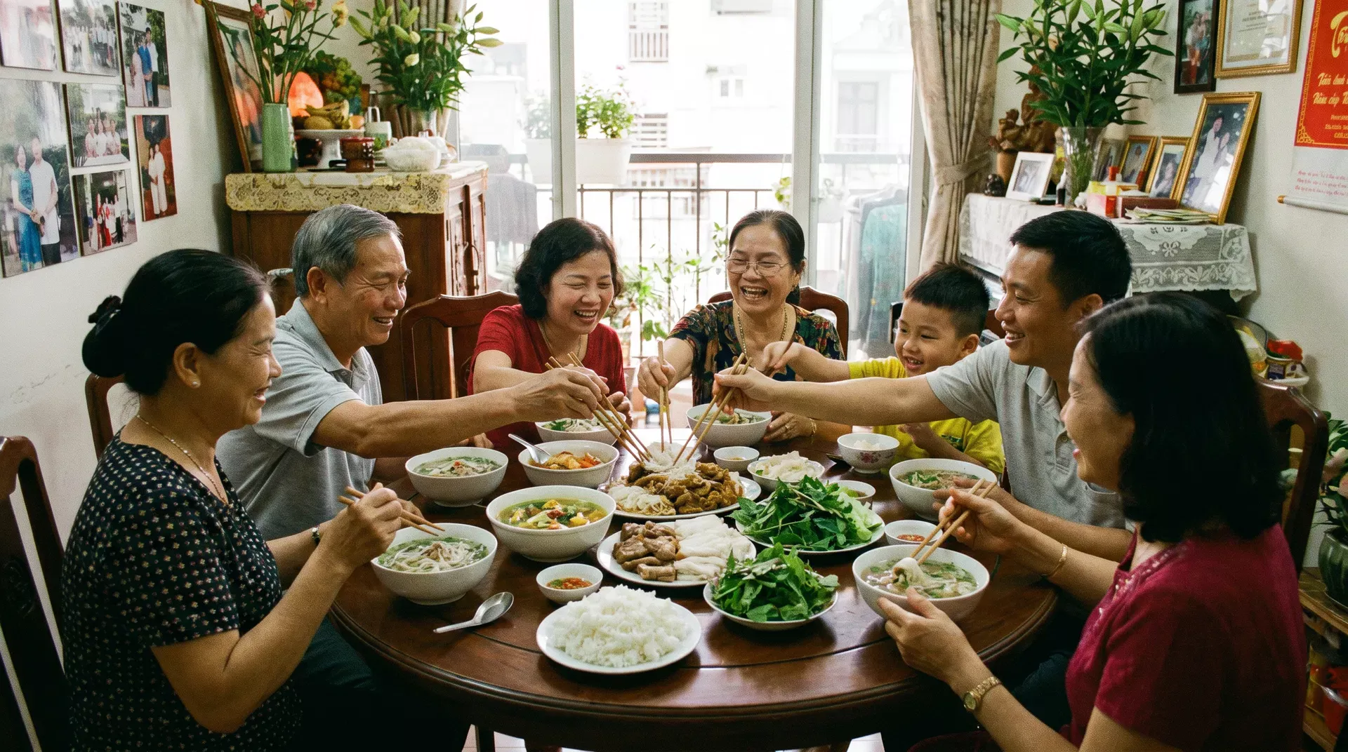 ベトナムの共同食文化：家族で食事をシェアする