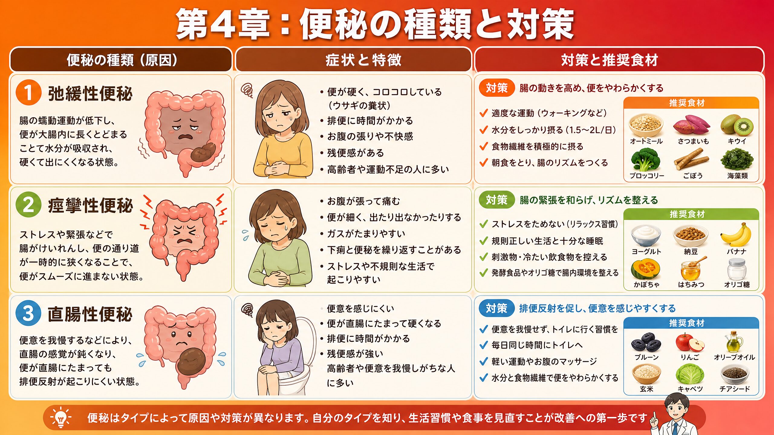 第4章：便秘の種類と対策