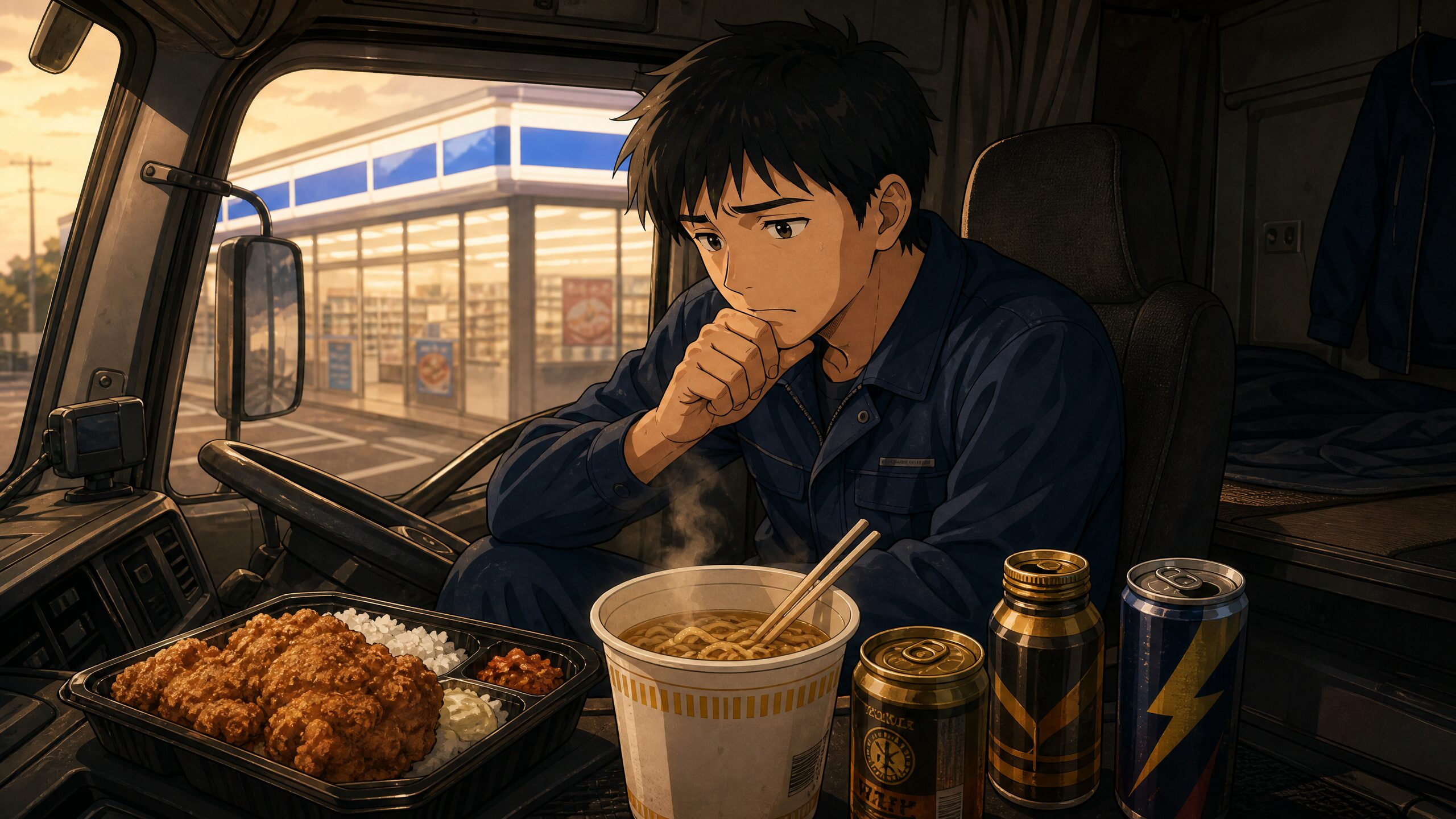 コンビニ食の誘惑イメージ